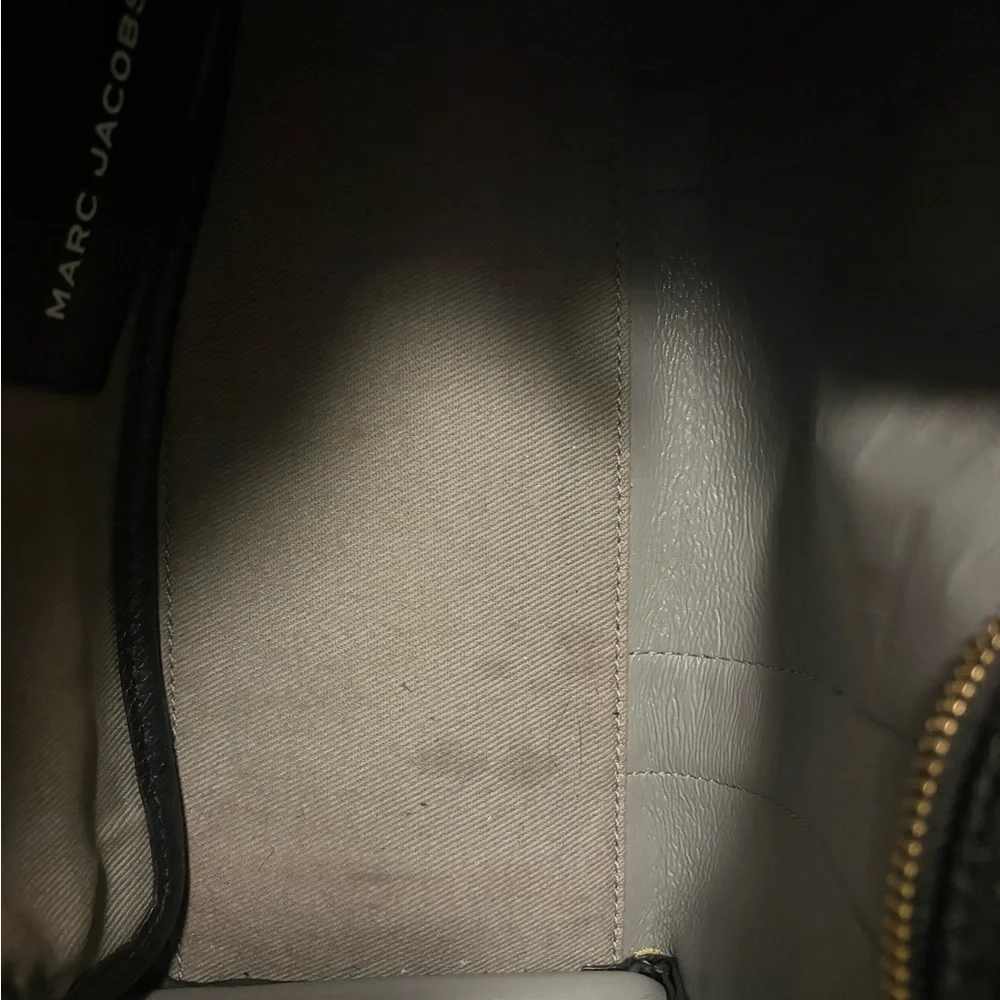 Marc Jacobs Black Leather Tote - Picture 7 of 16